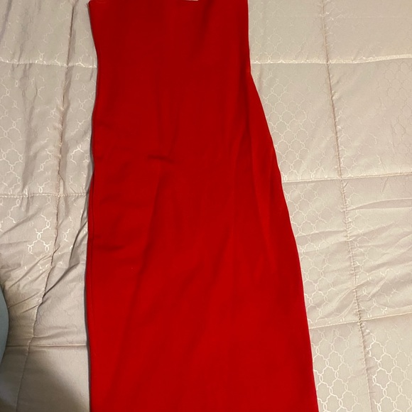 Forever 21 red midi dress - Picture 7 of 7
